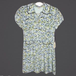 Forever Twentyone Boutique M Floral Silk Dress